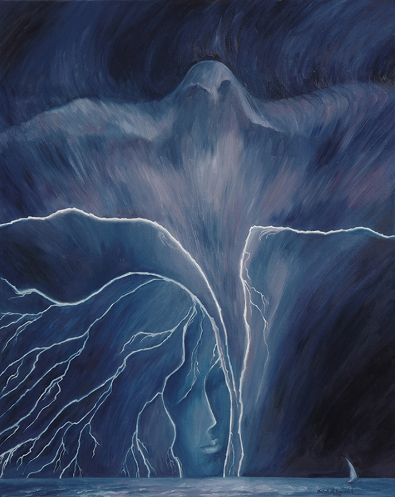 "Eternal Wanderers" series | "Eternity" painting by Natali Antonovich in Artist's Gallery.