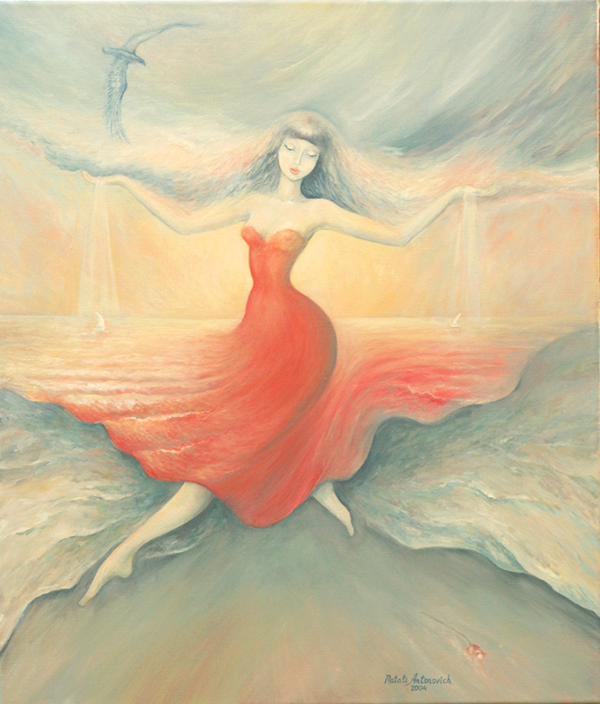 Série "Balances Solaires" | "Éternité" peinture de Natali Antonovich dans la galerie de l'artiste.