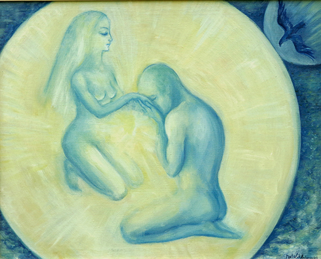 Série "Dans un cercle" | "Éternité" peinture de Natali Antonovich dans la galerie de l'artiste.