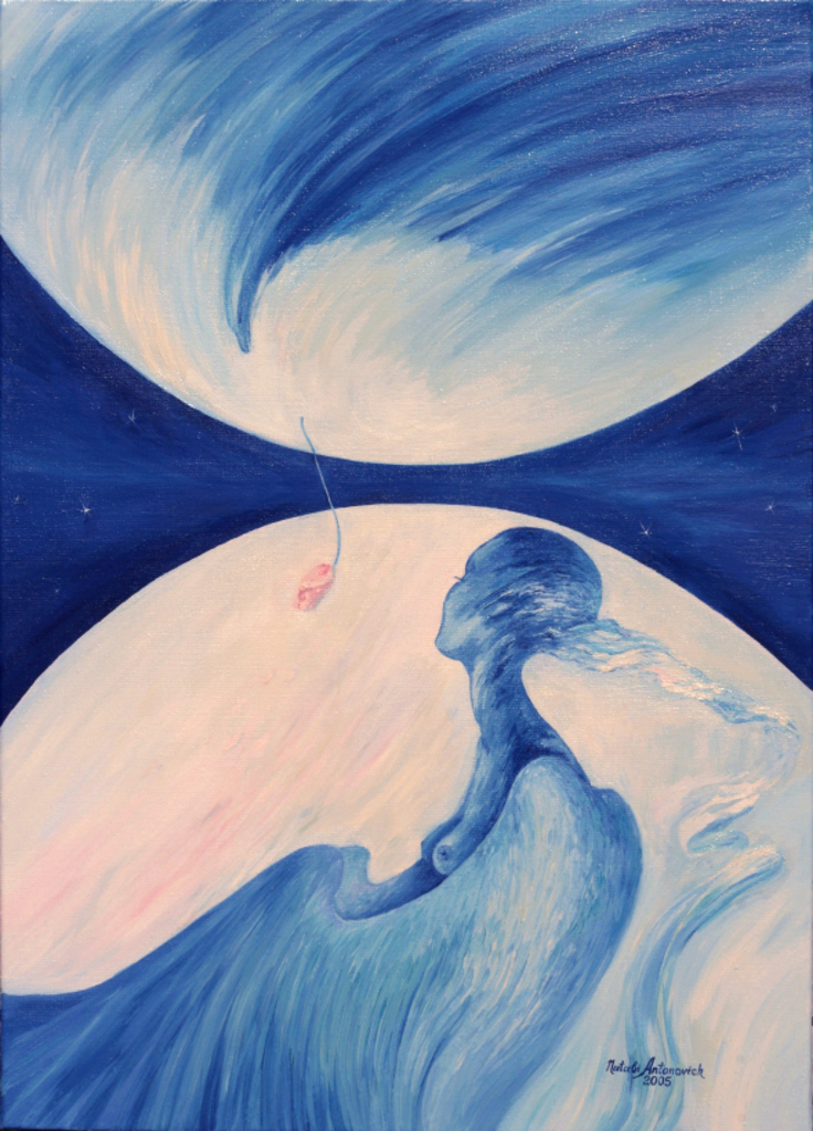 "Begabung..." Serie | "Ewigkeit" Gemälde von Natali Antonovich in Künstlergalerie.