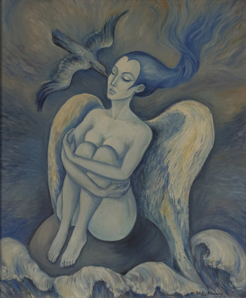 Série "Un baiser" | "Éternité" peinture de Natali Antonovich dans la galerie de l'artiste.