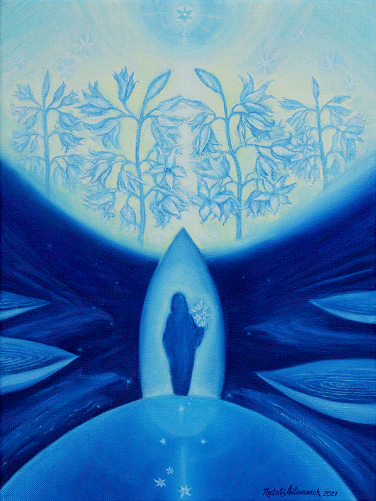 "Heralds" series | "Big Souls" painting by Natali Antonovich in Artist's Gallery.