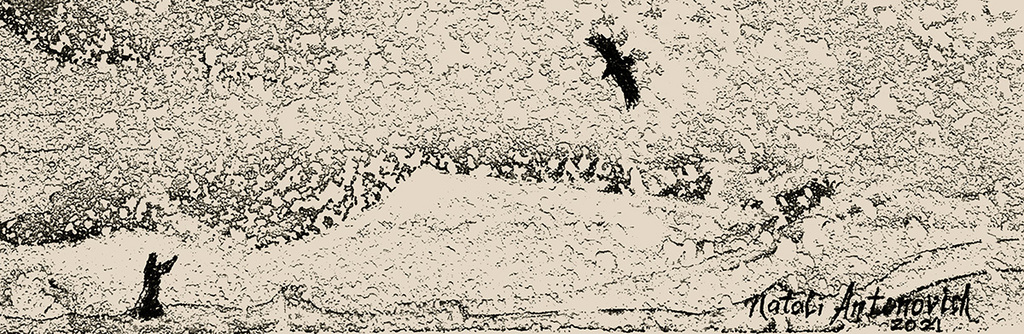 Выява адбітка „Ілюстрацыя 64. Прынт C“ з арыгінальнай карціны/малюнка Наталі Антановіч