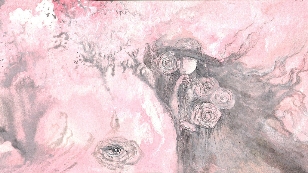 Image of Print "Mysterious garden. Print A" from original Painting/Drawing by Natali Antonovich