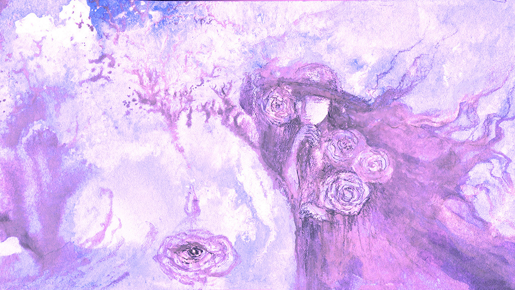 Изображение принта „Таинственный сад. Принт G“ с оригинальной картины/рисунка Натальи Антонович