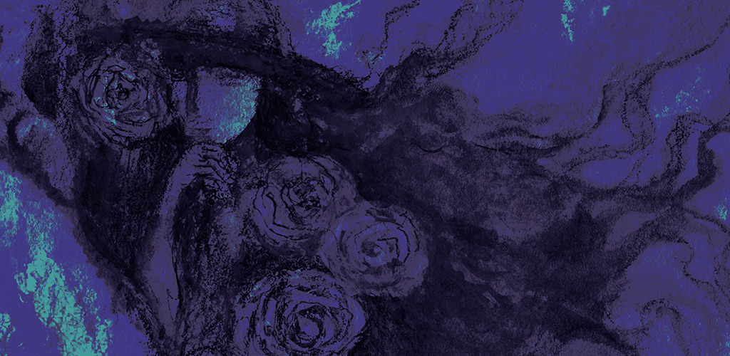 Изображение принта „Таинственный сад. Принт EE“ с оригинальной картины/рисунка Натальи Антонович