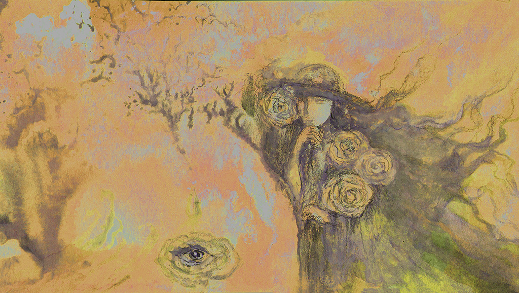 Изображение принта „Таинственный сад. Принт N“ с оригинальной картины/рисунка Натальи Антонович