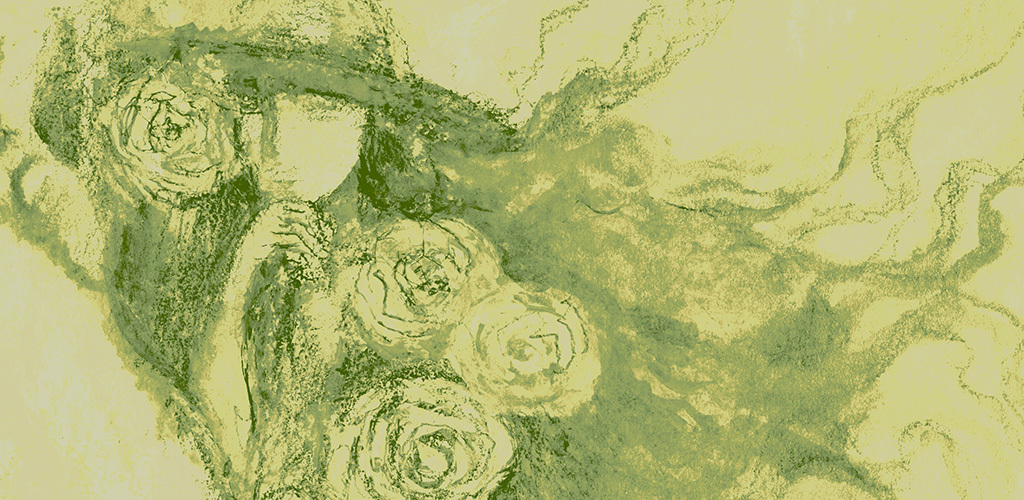 Bild der Drucks „Geheimer Garten. Abdruck II“ vom Original gemälde/Zeichnung von Natali Antonovich