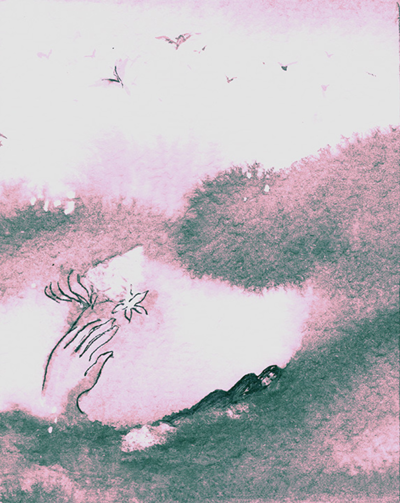 Изображение принта „Любовный шепот. Принт D“ с оригинальной картины/рисунка Натальи Антонович