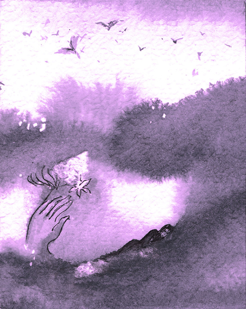 Изображение принта „Любовный шепот. Принт E“ с оригинальной картины/рисунка Натальи Антонович