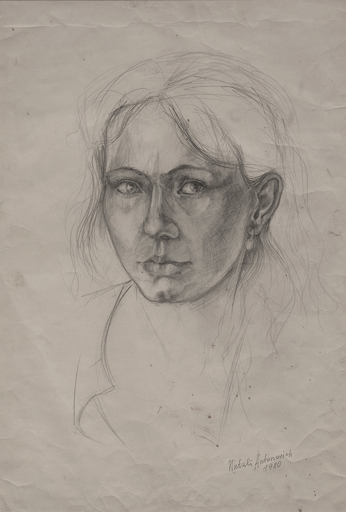 Série "Esquisse, Portrait" | "Dessins, croquis, brouillons" peinture de Natali Antonovich dans la galerie de l'artiste.