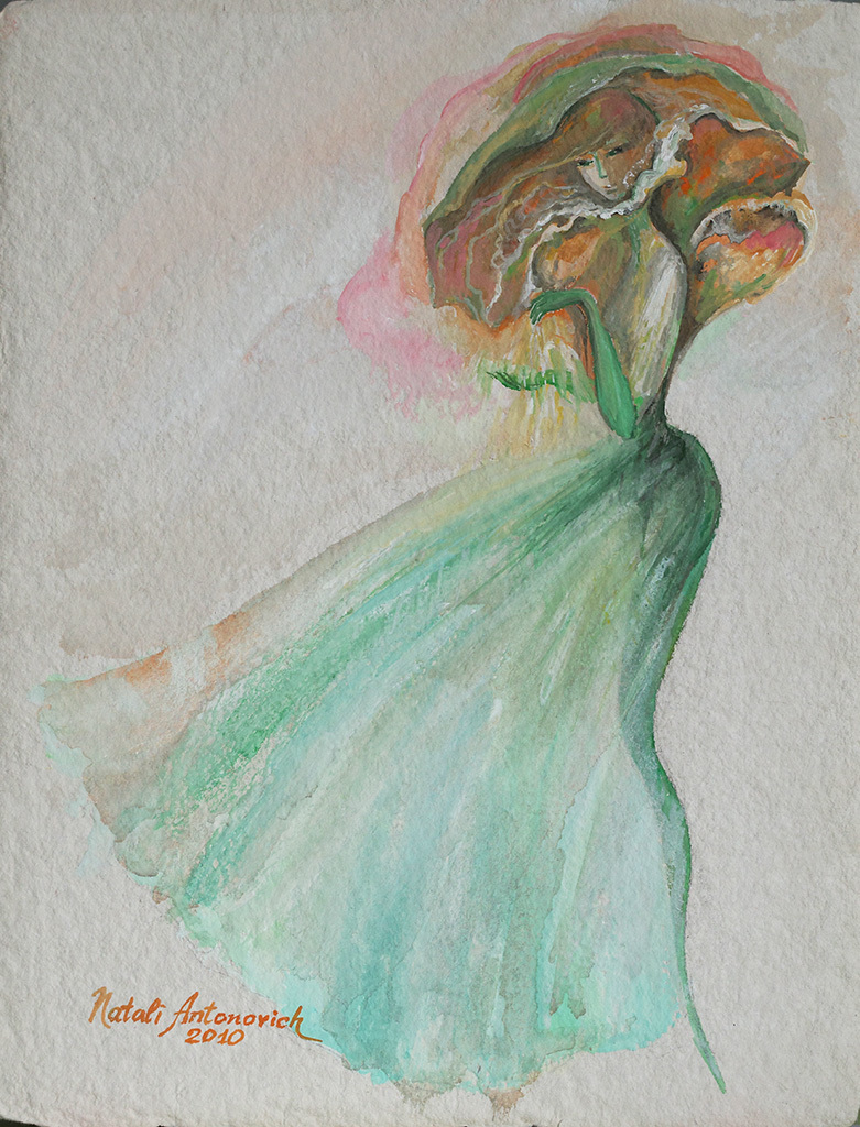 "November Rose" painting by Natali Antonovich | Artist's Gallery.