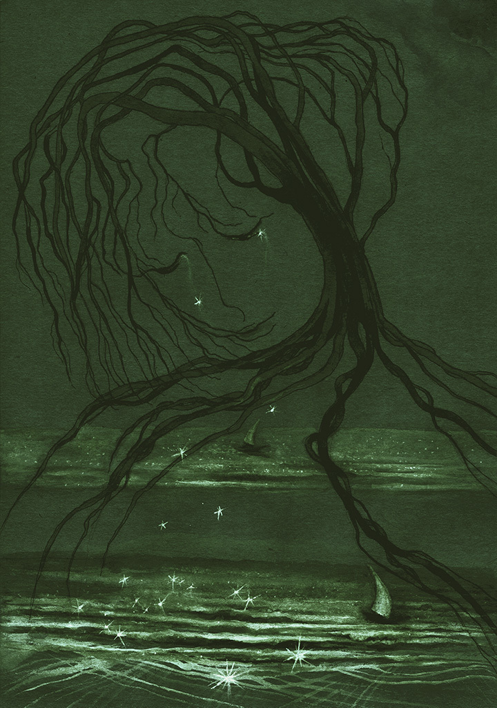 Image de l'impression „Identique aux mensonges... Imprimer L“ à partir de la peinture/dessin original de Natali Antonovich