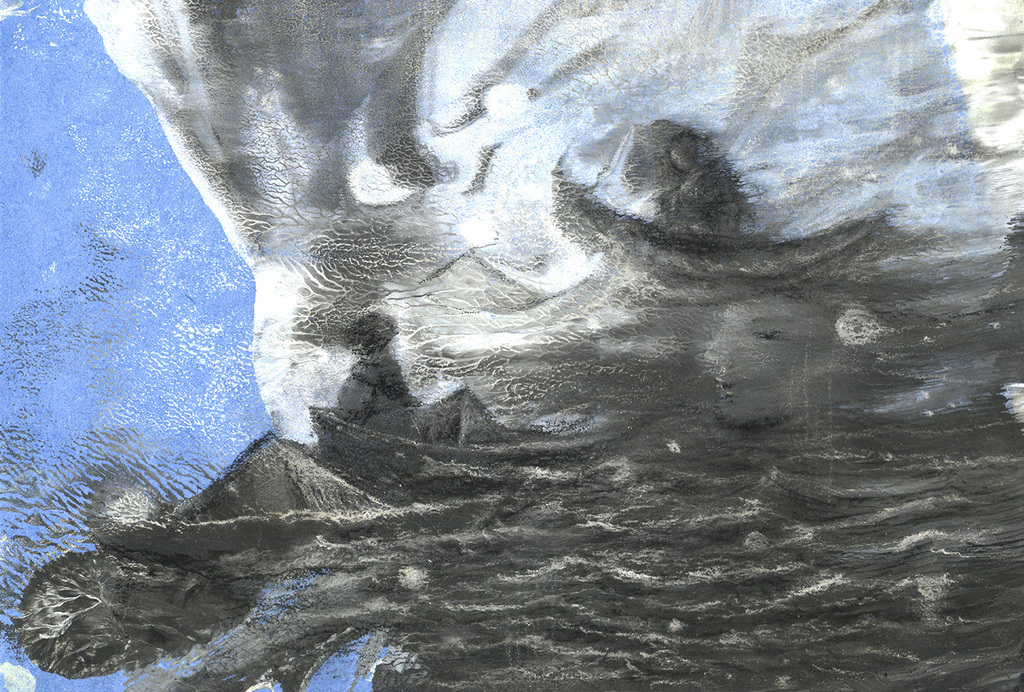 Image de l'impression „Illustration 435. Imprimé F“ à partir de la peinture/dessin original de Natali Antonovich