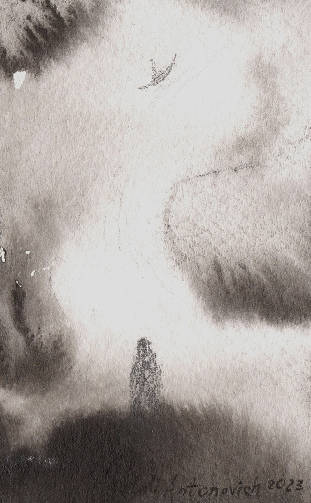 Серыя "Ілюстрацыя 593" | Карціна Наталі Антановіч "Малюнкі, накіды, эскізы." у Галерэі Мастака.