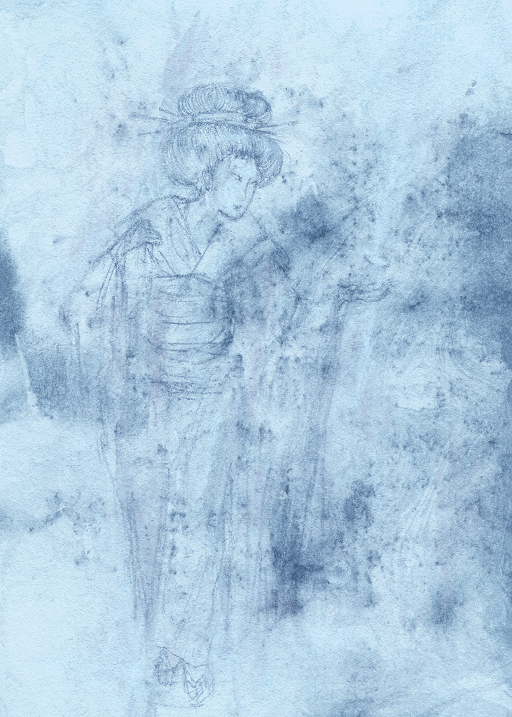 Изображение принта „Лунный лепесток. Принт X“ с оригинальной картины/рисунка Натальи Антонович
