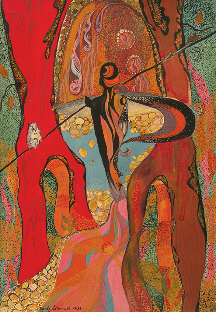 Картина Натали Антанович "Эскиз к картине «Ищущая ответ»" | Галерея художника.