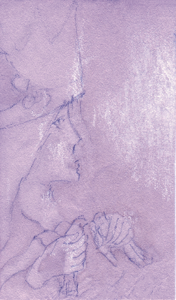 Image de l'impression „Frisson. Imprimé K“ à partir de la peinture/dessin original de Natali Antonovich