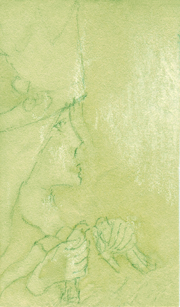 Bild der Drucks „Schauer. Abdruck Y“ vom Original gemälde/Zeichnung von Natali Antonovich