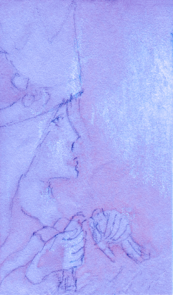 Image de l'impression „Frisson. Imprimé AB“ à partir de la peinture/dessin original de Natali Antonovich