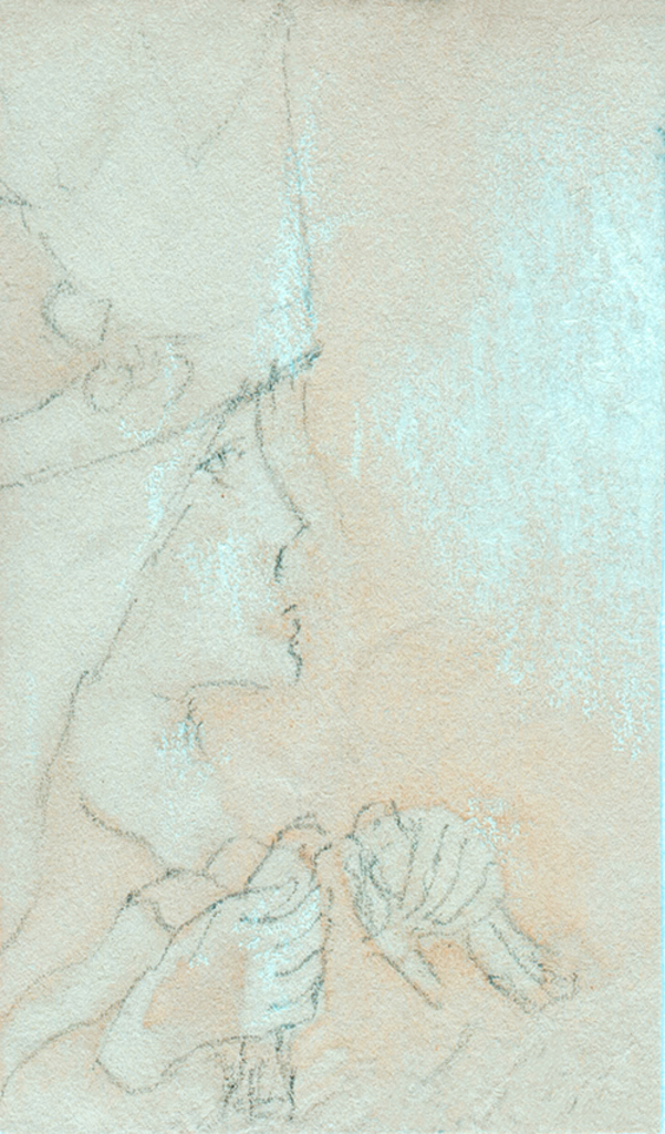Bild der Drucks „Schauer. Abdruck P“ vom Original gemälde/Zeichnung von Natali Antonovich