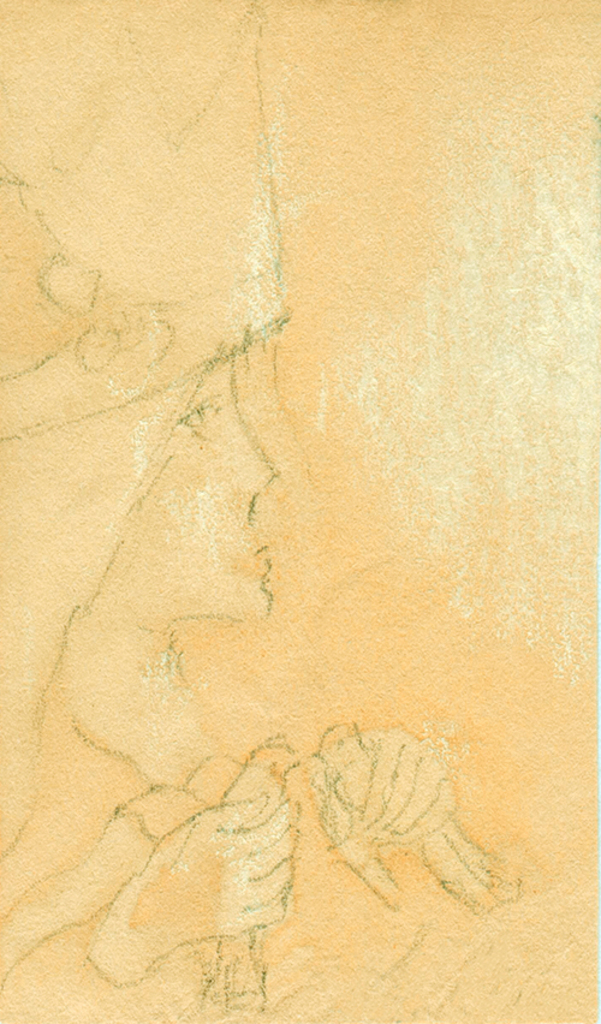 Image de l'impression „Frisson. Imprimé R“ à partir de la peinture/dessin original de Natali Antonovich
