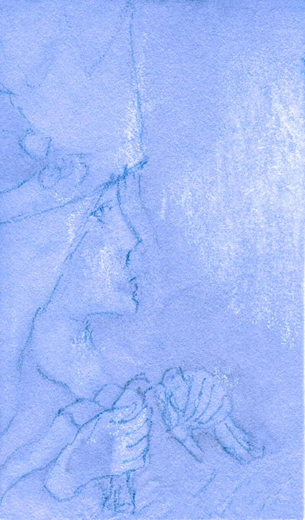 Bild der Drucks „Schauer. Abdruck X“ vom Original gemälde/Zeichnung von Natali Antonovich