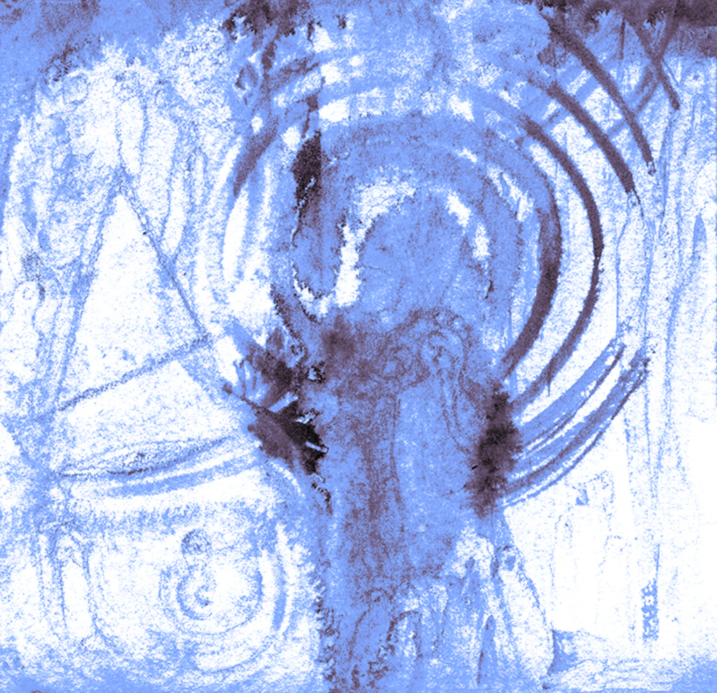 Image de l'impression „Souffle éternel. Imprimé T“ à partir de la peinture/dessin original de Natali Antonovich