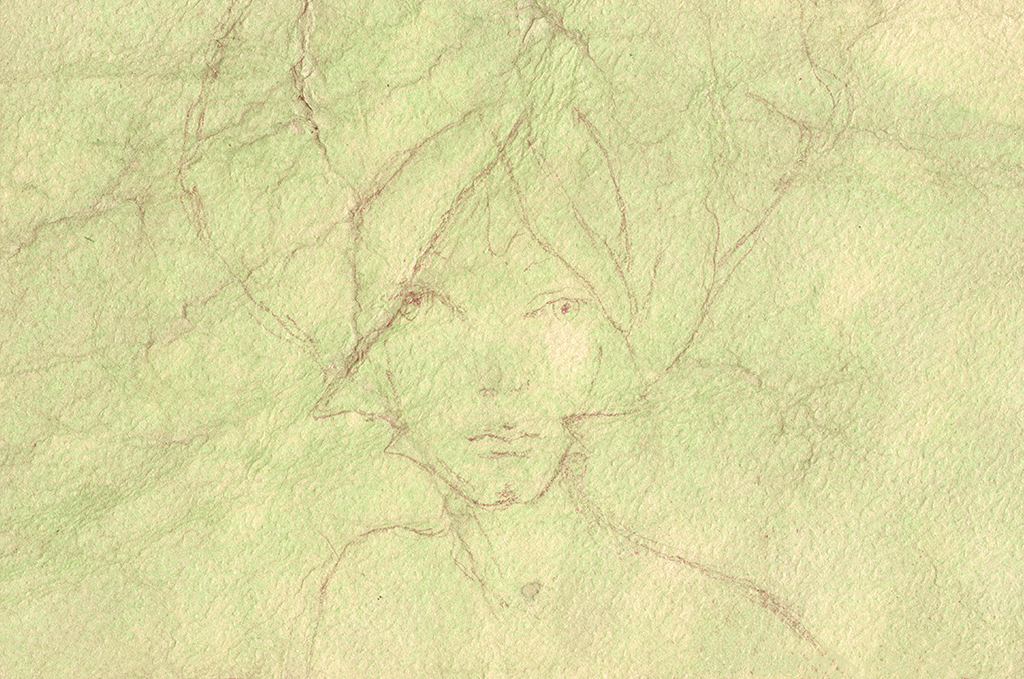 Afbeelding van print "Ziener. Afdruk B" van origineel schilderij/tekening door Natali Antonovich