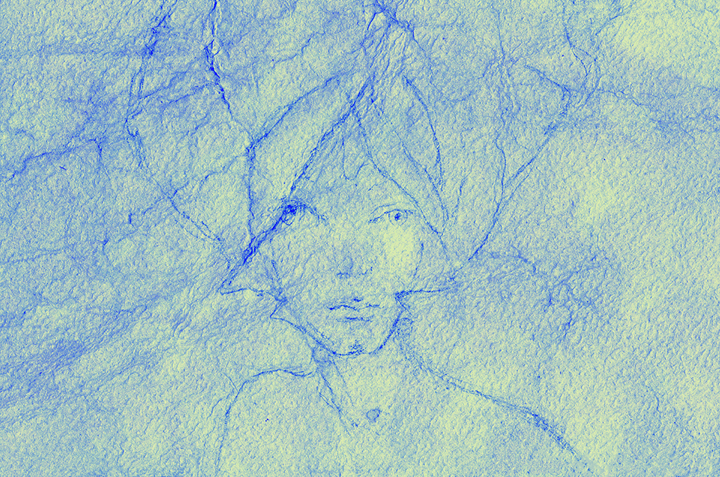Image de l'impression „Voyant. Imprimé K“ à partir de la peinture/dessin original de Natali Antonovich