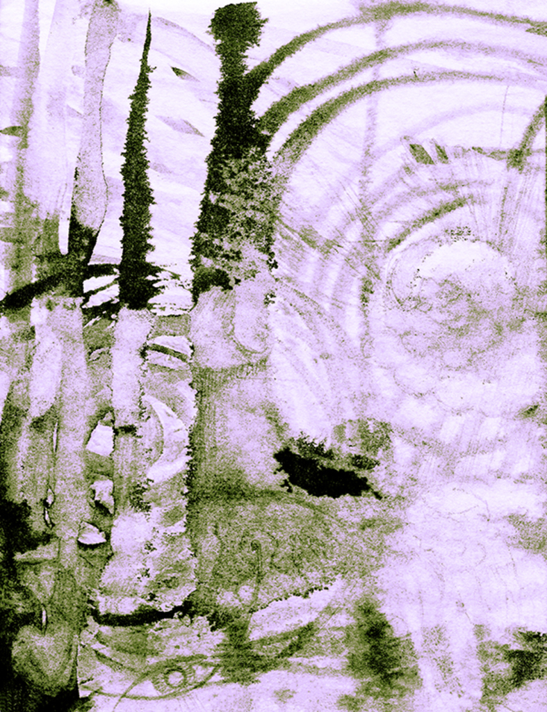Image de l'impression „Éveil. Imprimé  X“ à partir de la peinture/dessin original de Natali Antonovich
