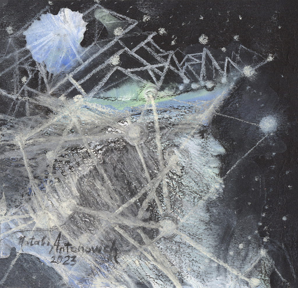 "Ritme van herinnering" reeks | "Eeuwigheid" schelderij door Natali Antonovich in Kunstenaarsgalerij.