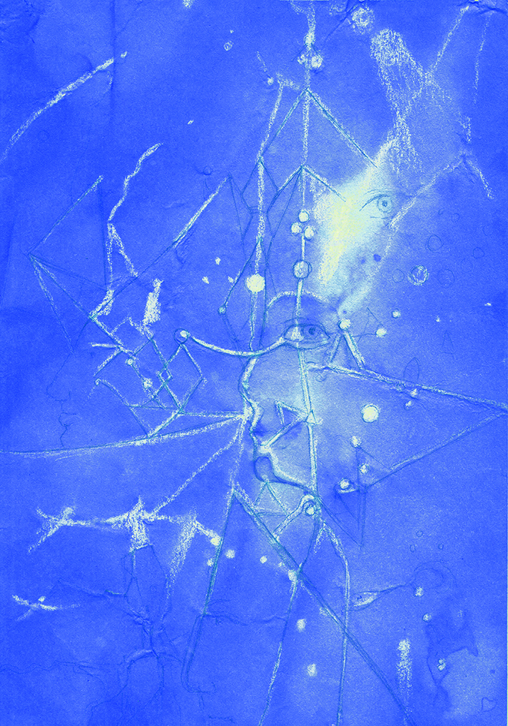 Image of Print "Rhythm of the Gaze. Print  Q" from original Painting/Drawing by Natali Antonovich