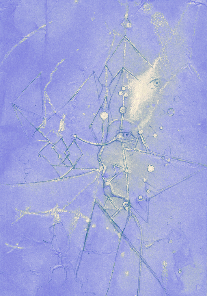 Image of Print "Rhythm of the Gaze. Print  N" from original Painting/Drawing by Natali Antonovich