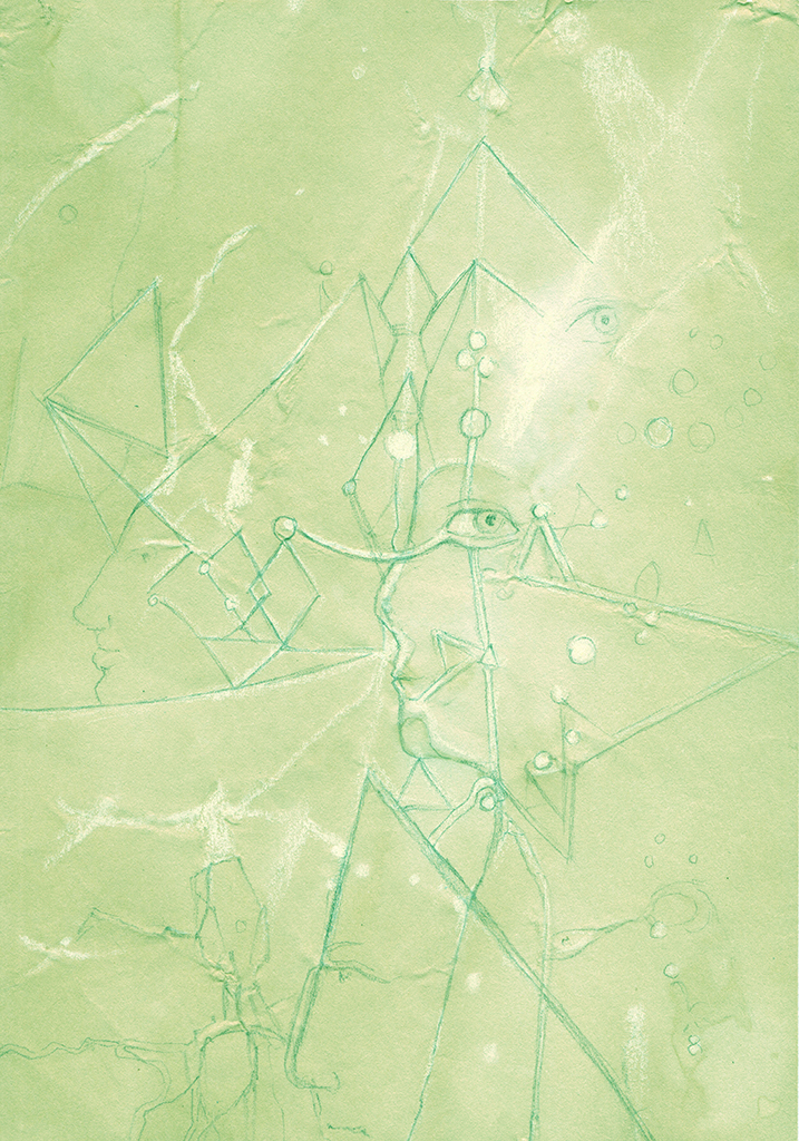 Image of Print "Rhythm of the Gaze. Print  GN" from original Painting/Drawing by Natali Antonovich