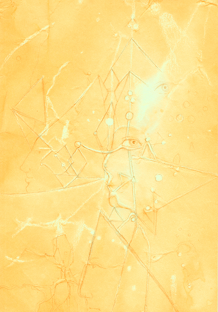 Image of Print "Rhythm of the Gaze. Print  FA" from original Painting/Drawing by Natali Antonovich