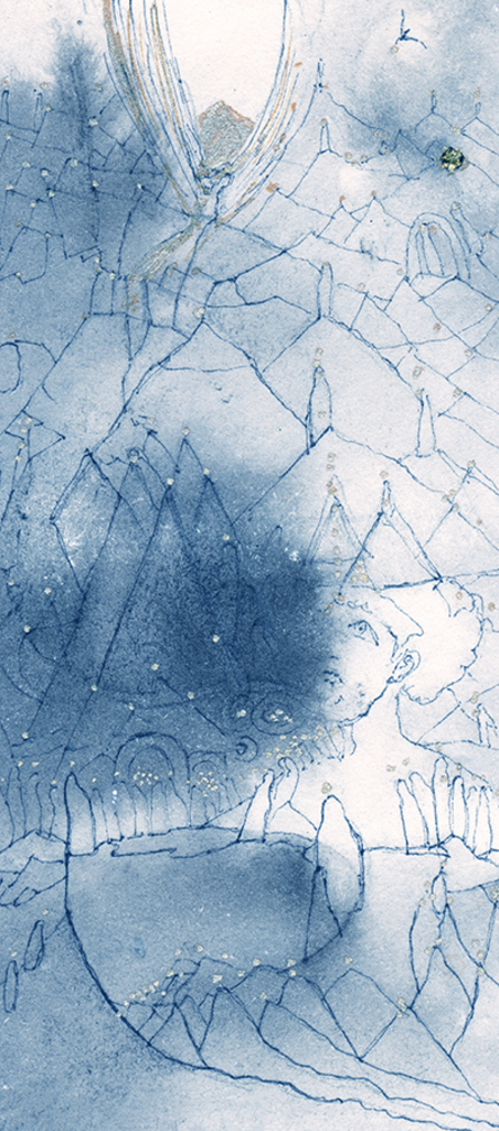 Image of Print "Flickering. Print N" from original Painting/Drawing by Natali Antonovich