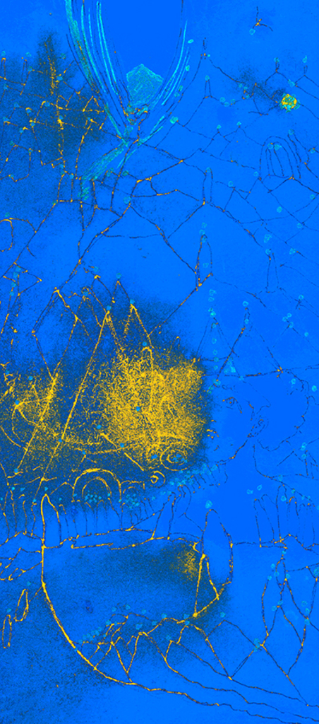 Image of Print "Flickering. Print AB" from original Painting/Drawing by Natali Antonovich