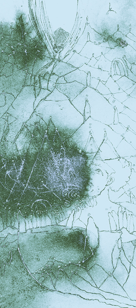Image of Print "Flickering. Print AF" from original Painting/Drawing by Natali Antonovich