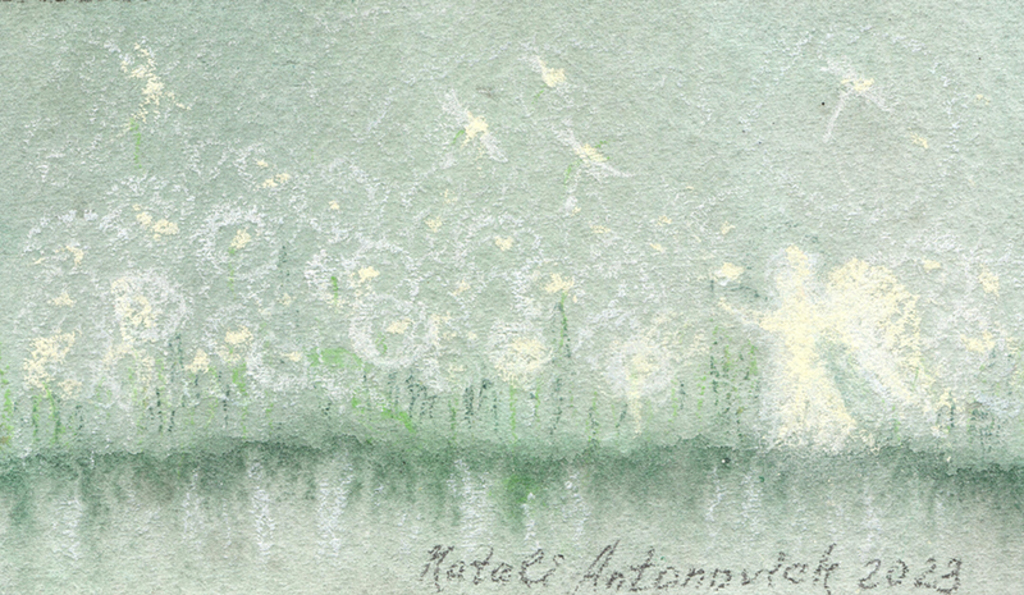 "Playing Angel" series | "Big Souls" painting by Natali Antonovich in Artist's Gallery.