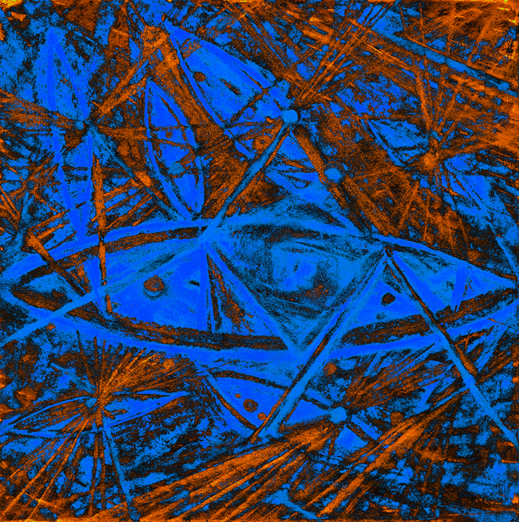 Afbeelding van print "In...de stroom. Afdruk K" van origineel schilderij/tekening door Natali Antonovich