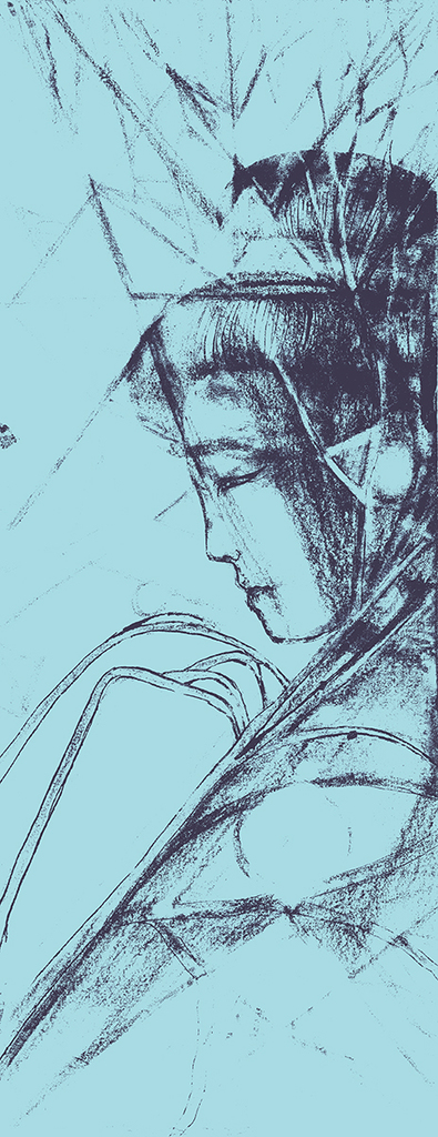 Изображение принта „Иллюстрация 158. Принт AJ“ с оригинальной картины/рисунка Натальи Антонович