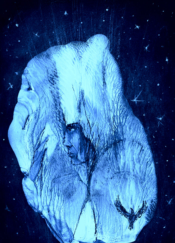 Image of Print "I need to know. Print  F" from original Painting/Drawing by Natali Antonovich