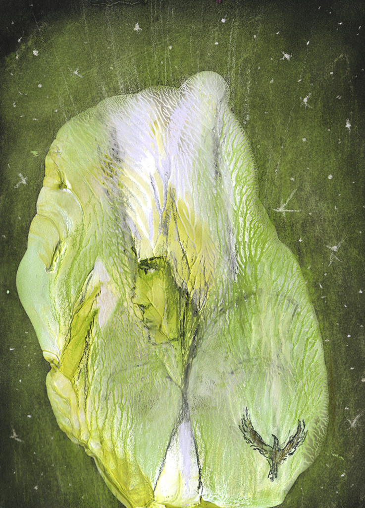 Image of Print "I need to know. Print  U" from original Painting/Drawing by Natali Antonovich