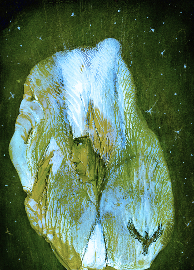 Image of Print "I need to know. Print  AE" from original Painting/Drawing by Natali Antonovich