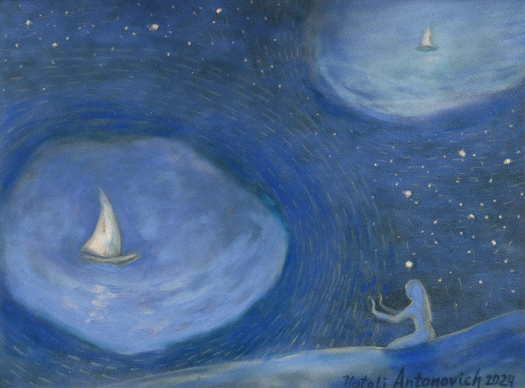 "Aanraken." schilderij door Natali Antonovich | Galerij van de Kunstenaar.