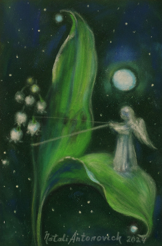 "Sonnerie" peinture de Natali Antonovich | Galerie d'artiste.