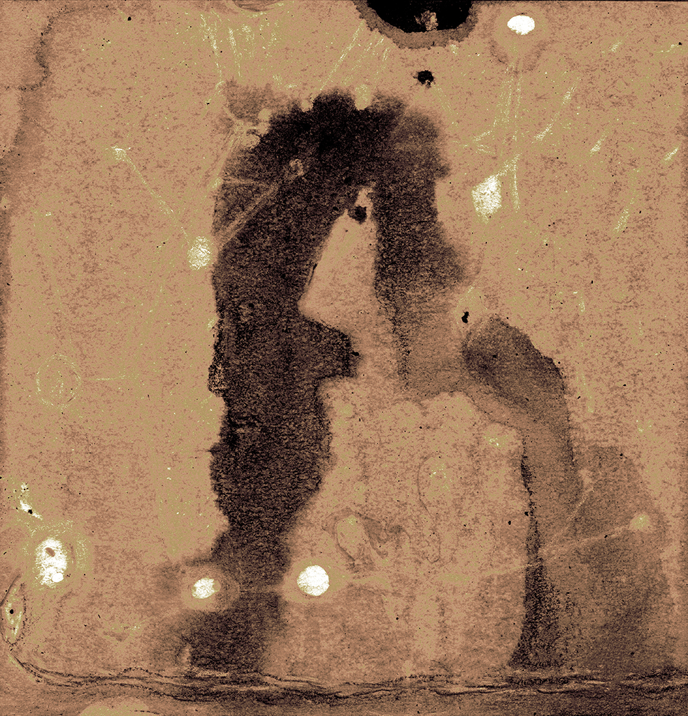 Afbeelding van print "Twee Openbaringen.  Afdruk L" van origineel schilderij/tekening door Natali Antonovich