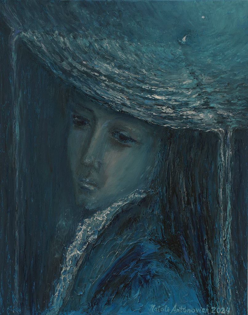 "Time flows..." painting by Natali Antonovich | Artist's Gallery.