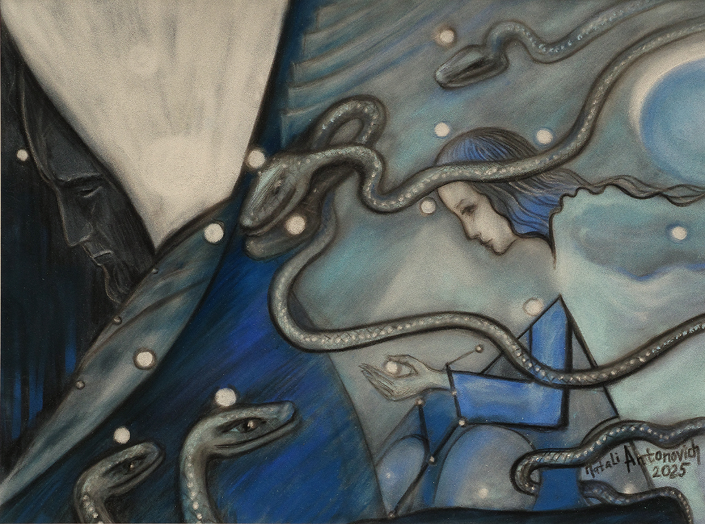 "You can see more." painting by Natali Antonovich | Artist's Gallery.